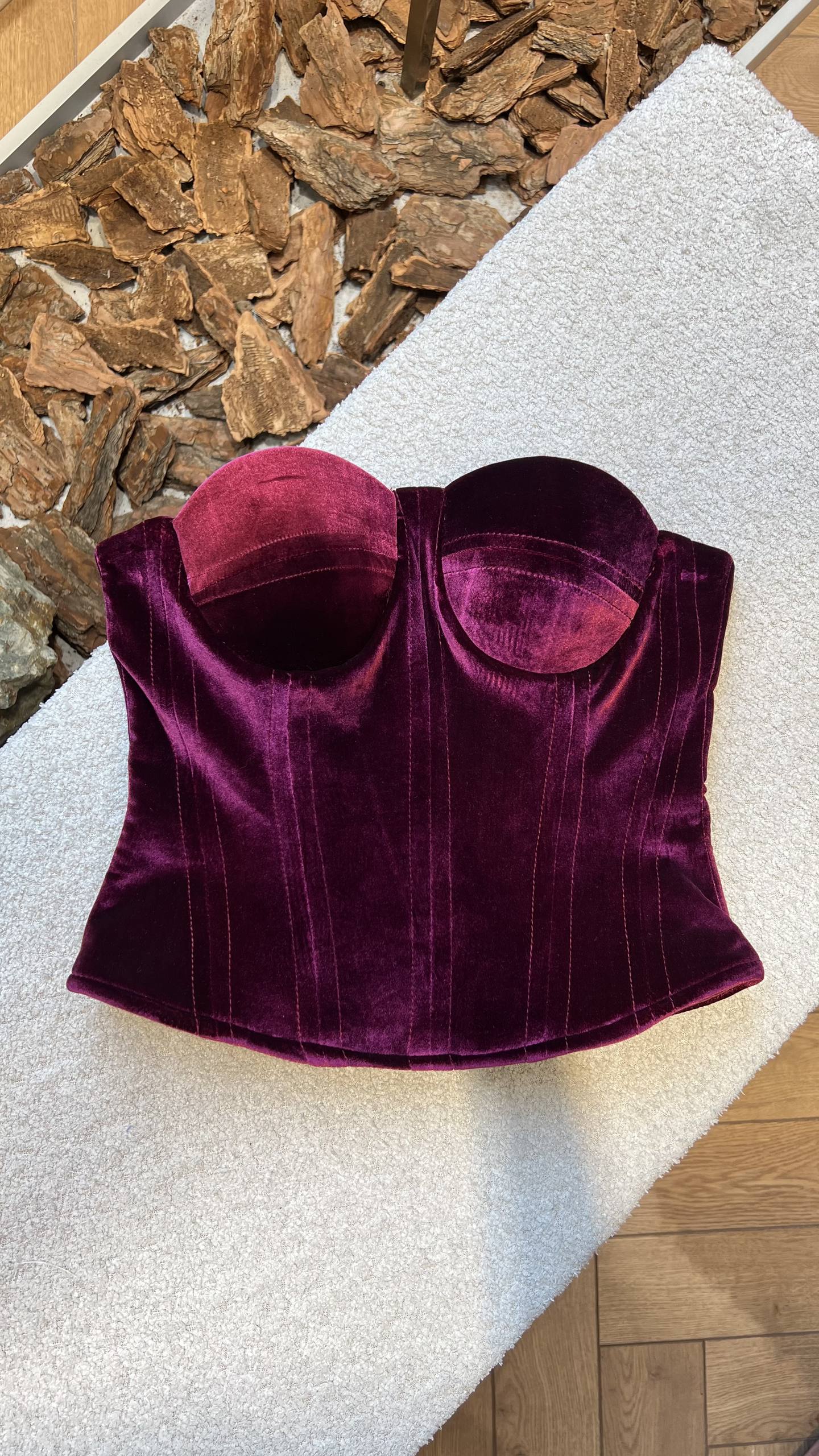 Velvet Bustier
