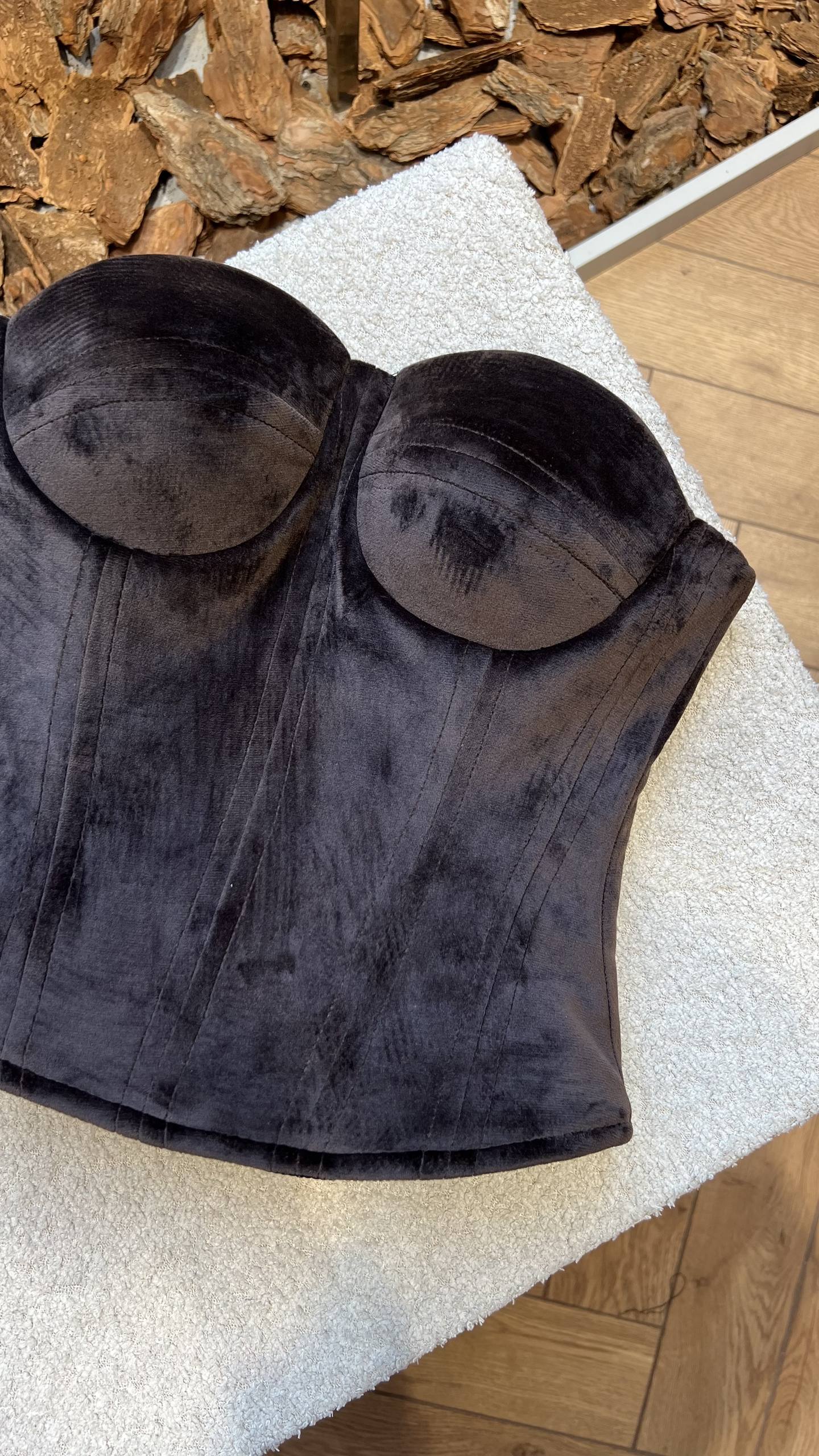 Velvet Bustier