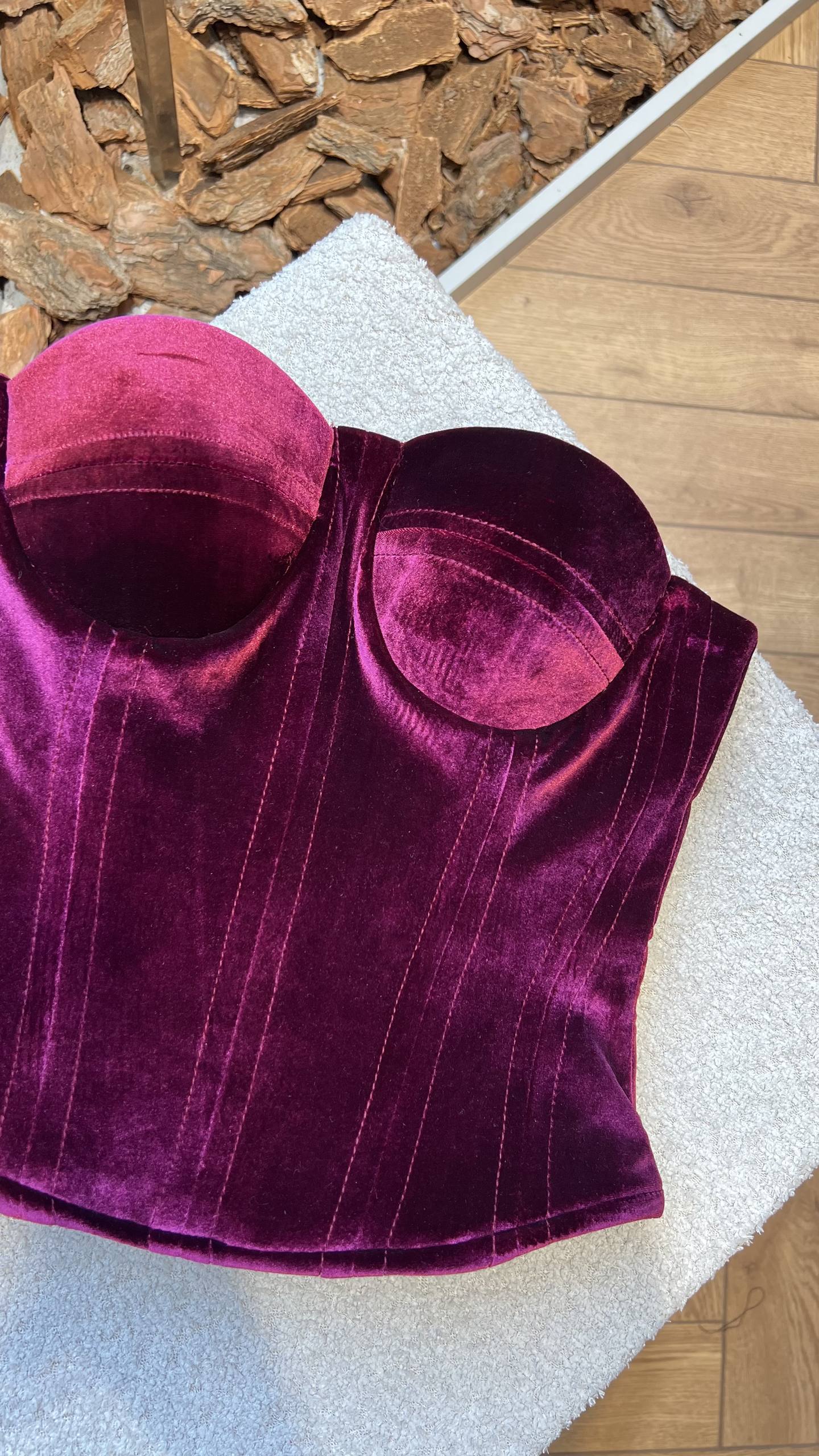 Velvet Bustier