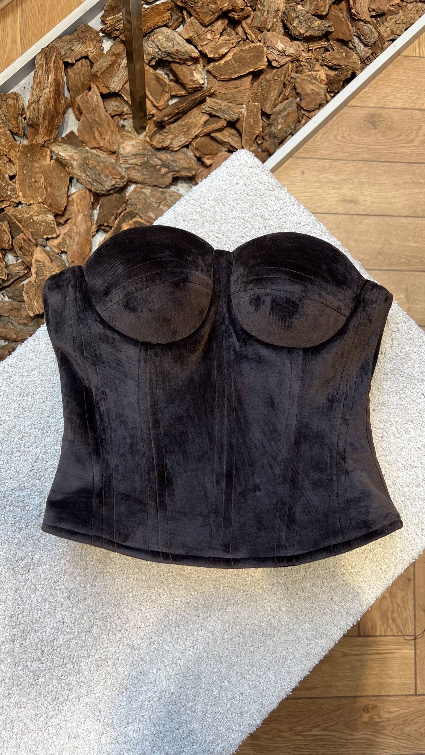 Velvet Bustier