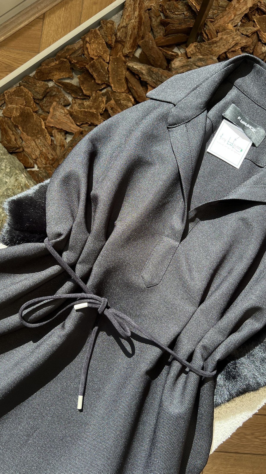 Cut fur پیراهن